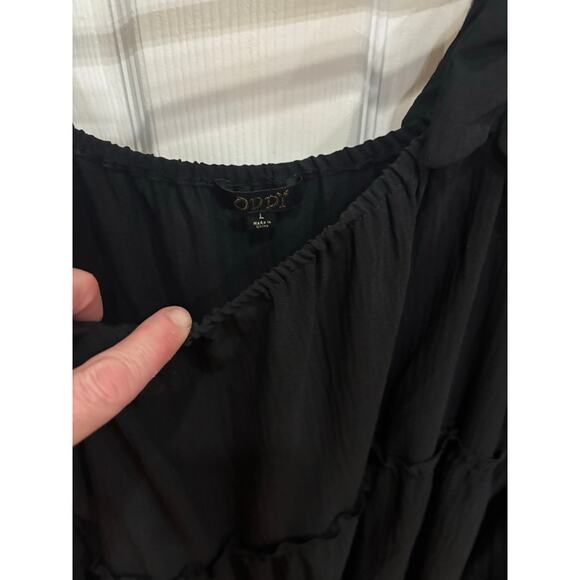 Oddy Oversized Black Dress - Size L - Picture 4 of 4